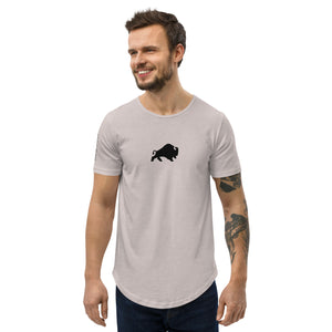 Men's Curved Hem T-Shirt - Buff Athletics