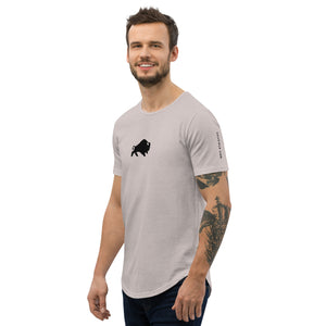 Men's Curved Hem T-Shirt - Buff Athletics