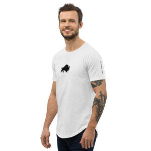 Men's Curved Hem T-Shirt - Buff Athletics