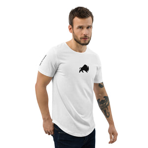 Men's Curved Hem T-Shirt - Buff Athletics